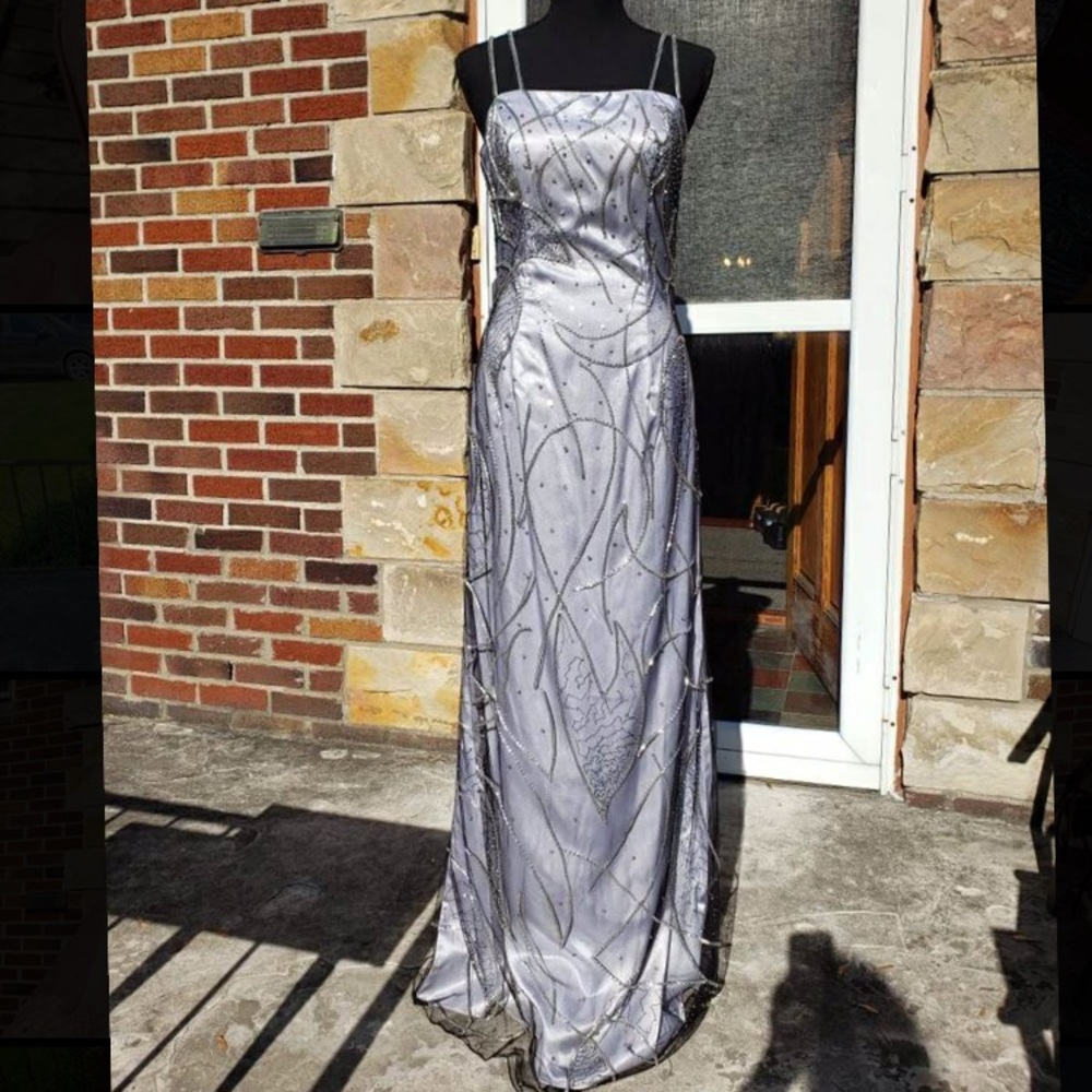 Beaded Gown - Amber Nichole Collection